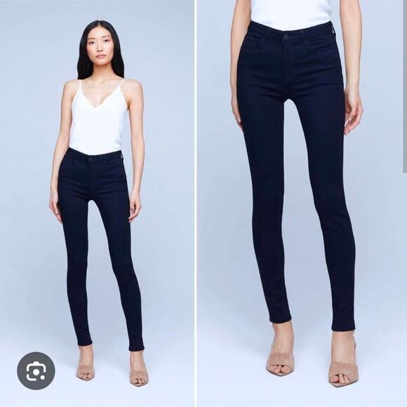 L’AGENCE Marguerite High Rise Skinny Jean in Metro Size 27